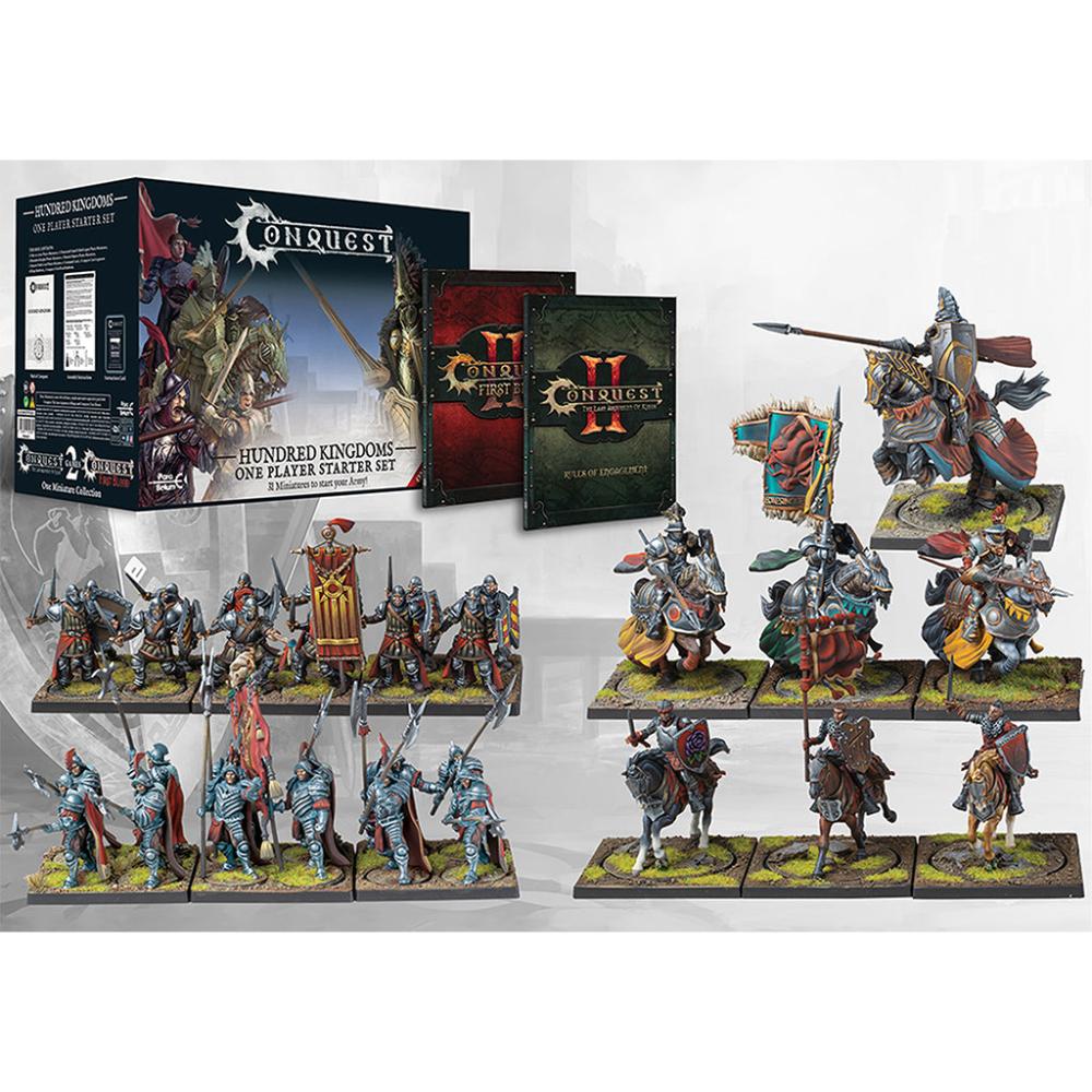 CONQUEST HUNDRED KINGDOMS ONE PLAYER STARTER SET BOX CONTENTS