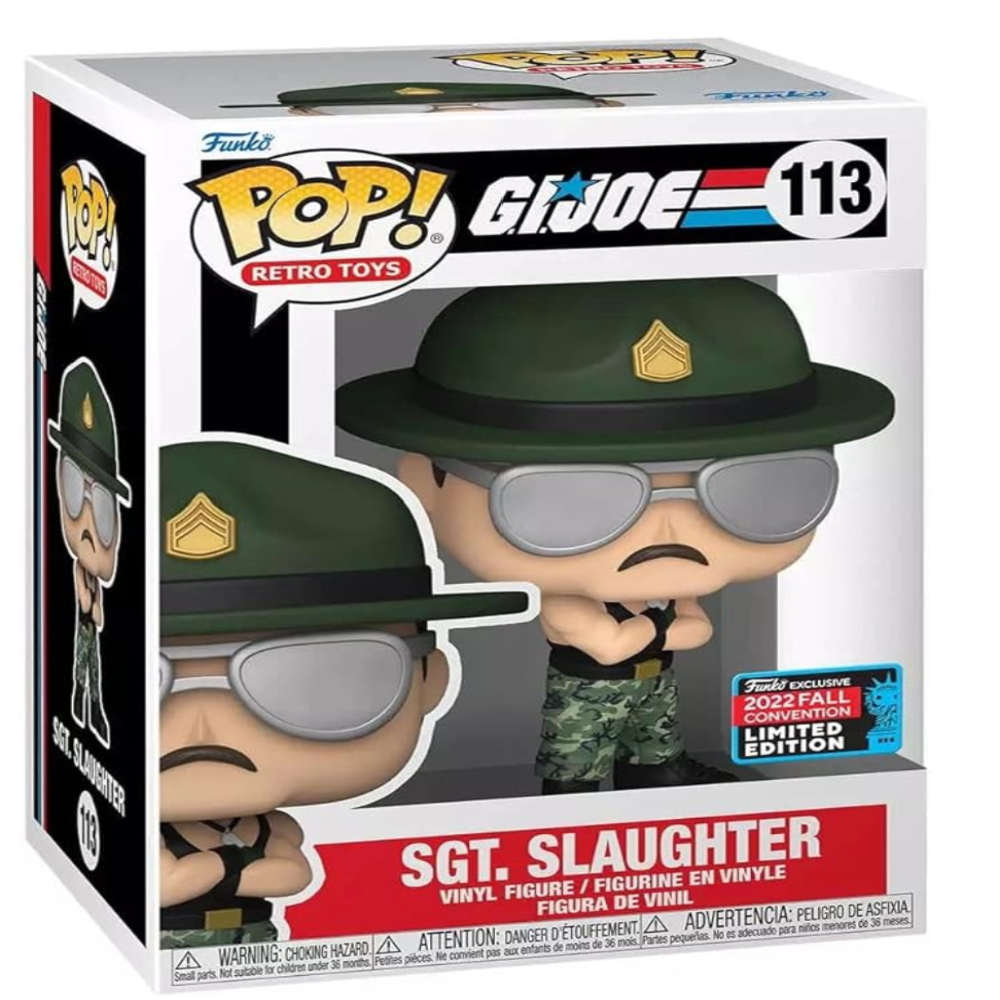 Funko Pop! G.I. Joe Sgt. Slaughter #113 2022 Exclusive