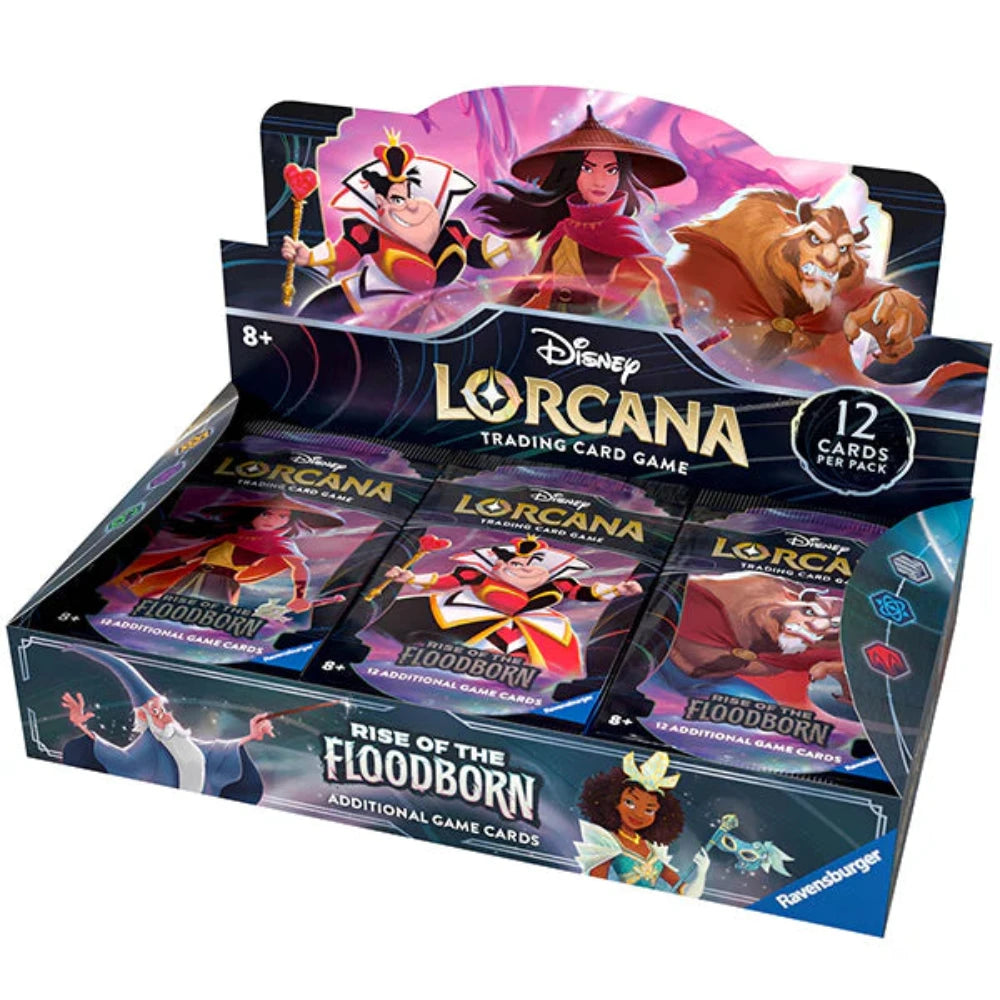 Disney Lorcana Trading Card Game Rise Of The Floodborn Booster Pack Box
