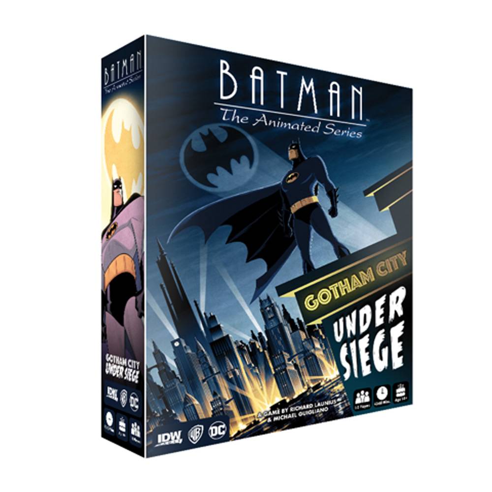BATMAN THE ANIMATED SERIES GOTHAM CITY UNDER SIEGE BOARD GAME BOX