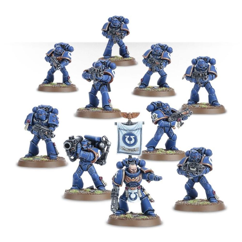 WARHAMMER 40k SPACE MARINES TACTICAL SQUAD PAINTED 6