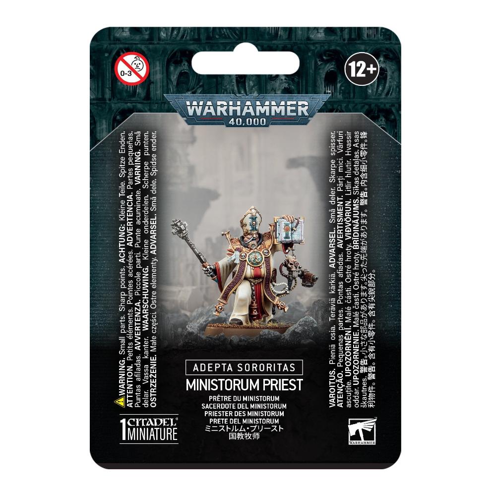 WARHAMMER 40k ADEPTA SORORITAS MINISTORUM PRIEST PACKAGING