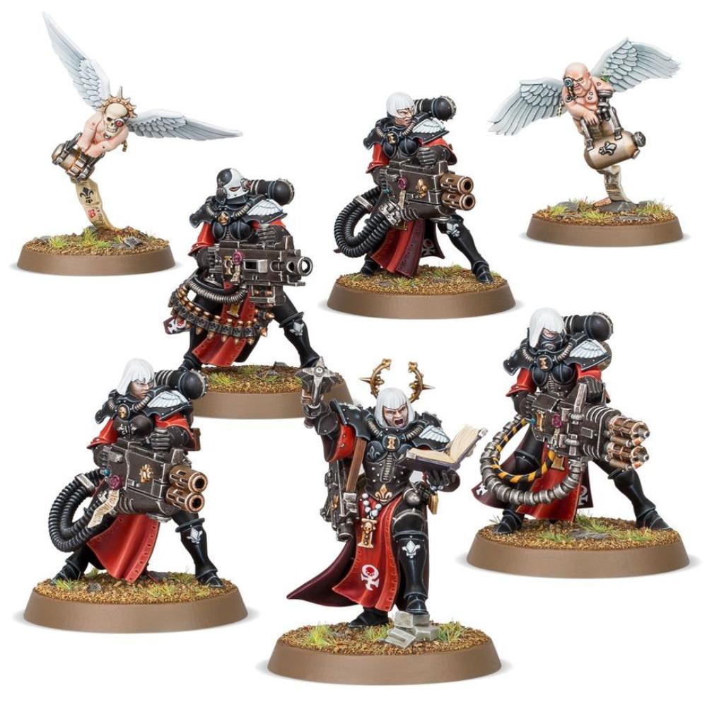 WARHAMMER 40k ADEPTA SORORITAS RETRIBUTOR SQUAD PAINTED 5