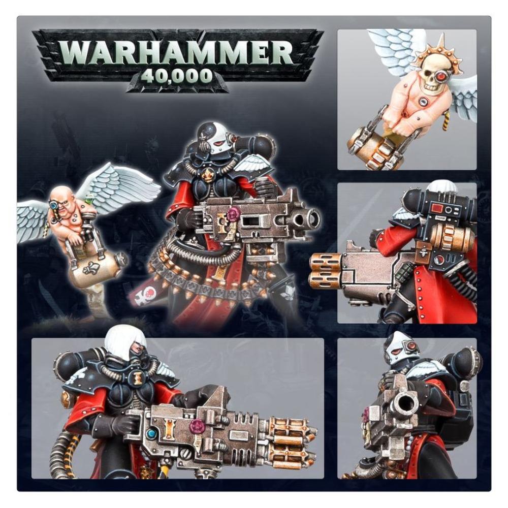 WARHAMMER 40k ADEPTA SORORITAS RETRIBUTOR SQUAD PAINTED