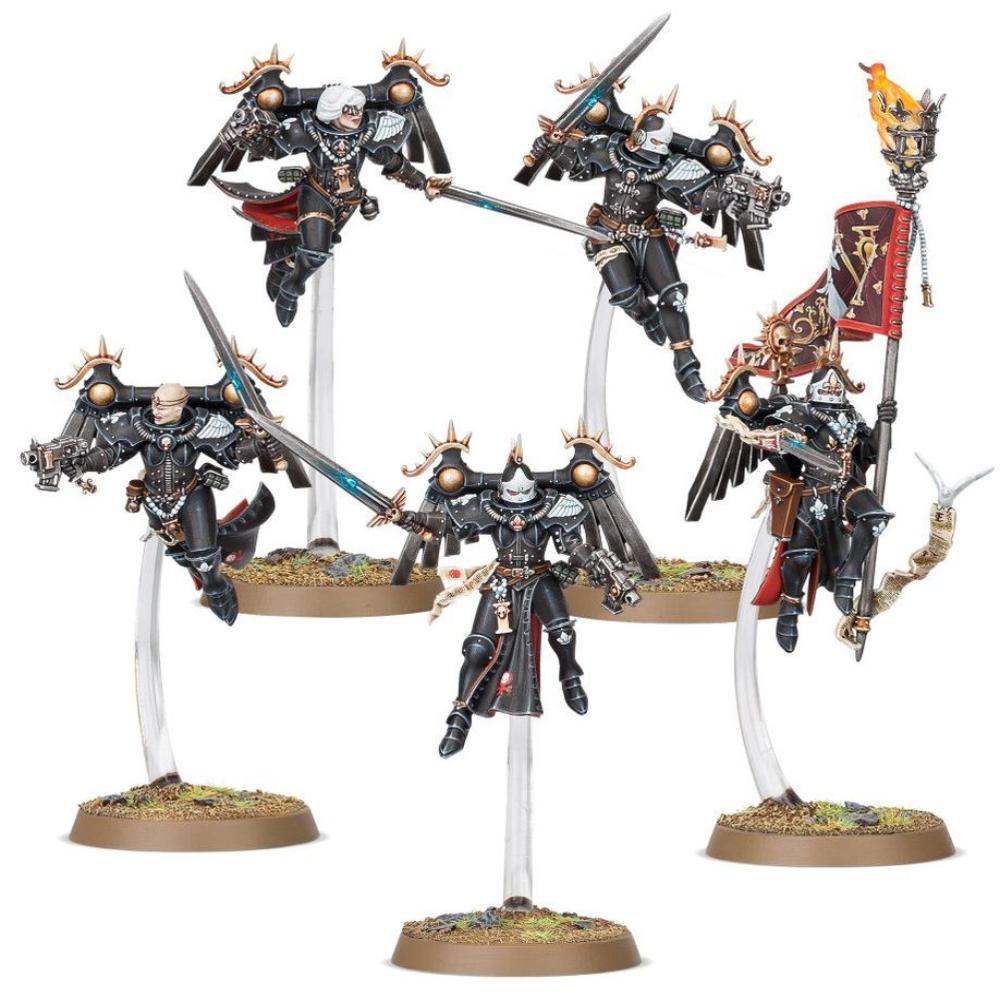WARHAMMER 40k ADEPTA SORORITAS SERAPHIM SQUAD PAINTED 3