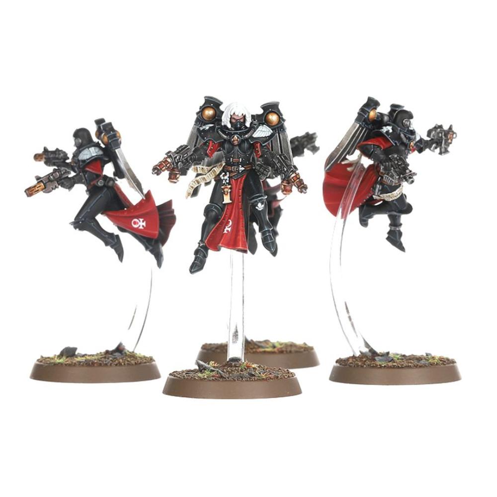 WARHAMMER 40k ADEPTA SORORITAS SERAPHIM SQUAD PAINTED 4