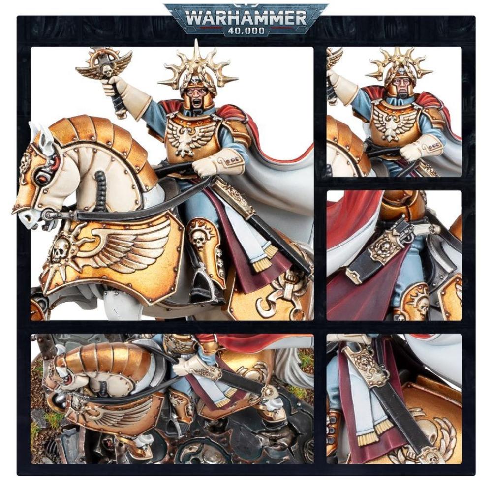 WARHAMMER 40k ASTRA MILITARUM LORD SOLAR LEONTUS PAINTED