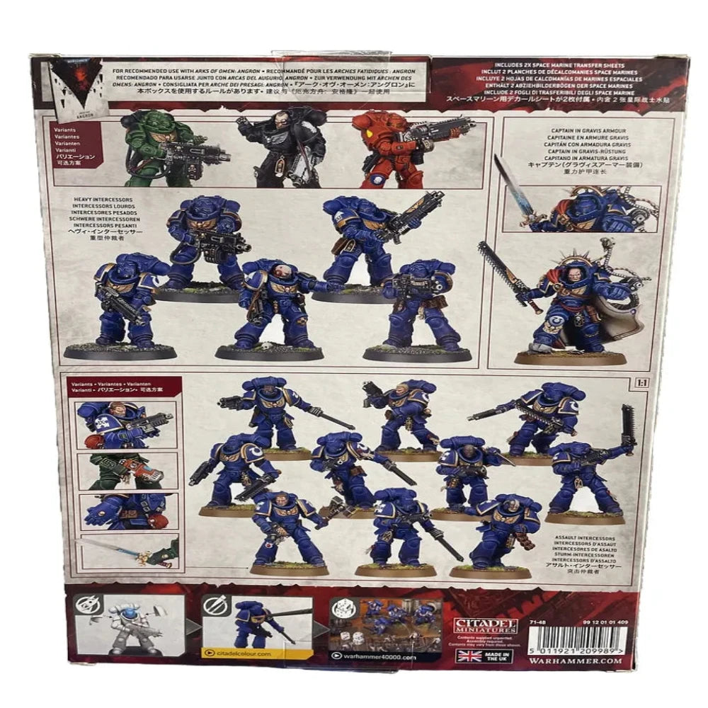 WARHAMMER 40k BOARDING PATROL SPACE MARINES BOX BACK