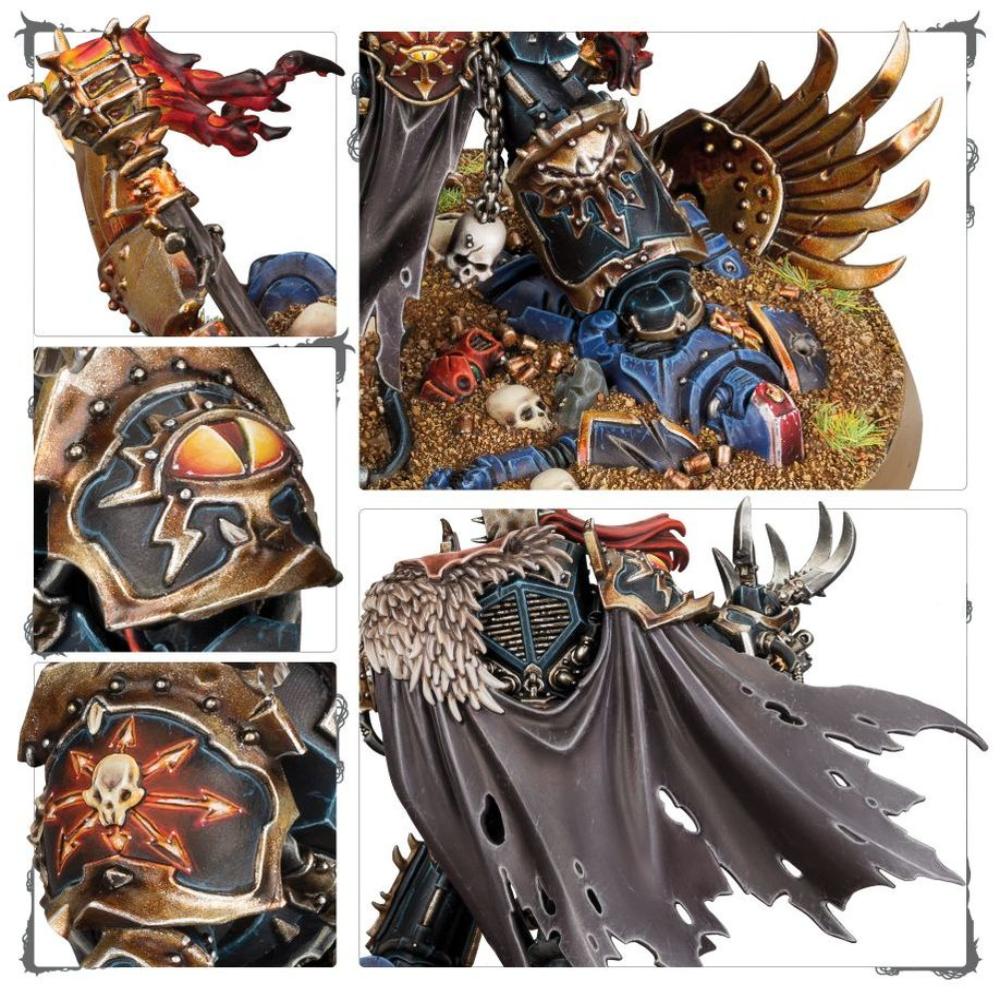 WARHAMMER 40k CHAOS SPACE MARINES ABADDON THE DESPOILER PAINTED 2