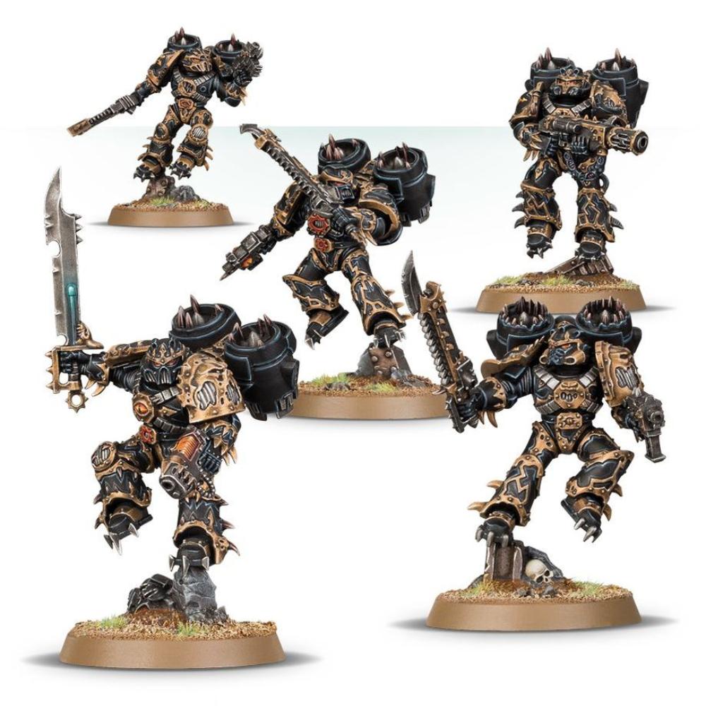 WARHAMMER 40k CHAOS SPACE MARINES RAPTORS PAINTED 6