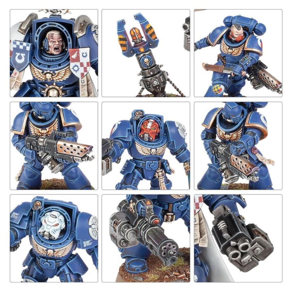 WARHAMMER 40k COMBAT PATROL SPACE MARINES PAINTED 2