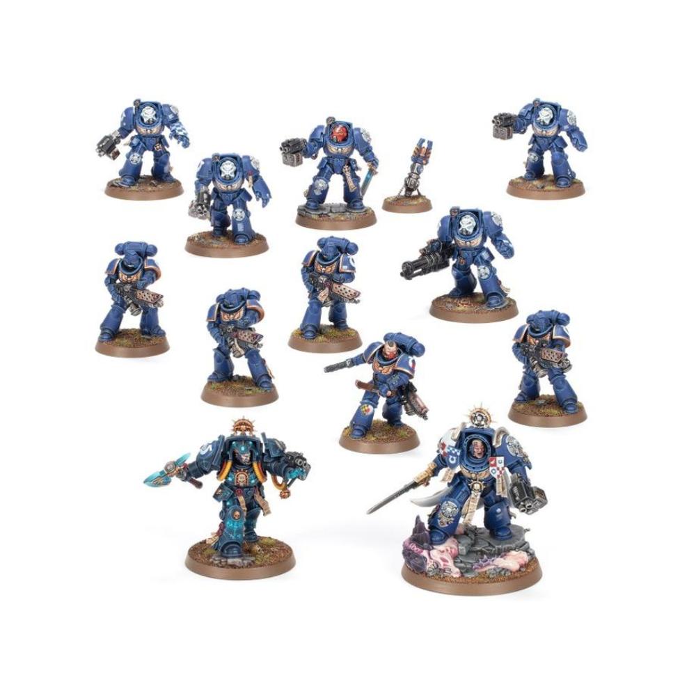 WARHAMMER 40k COMBAT PATROL SPACE MARINES PAINTED