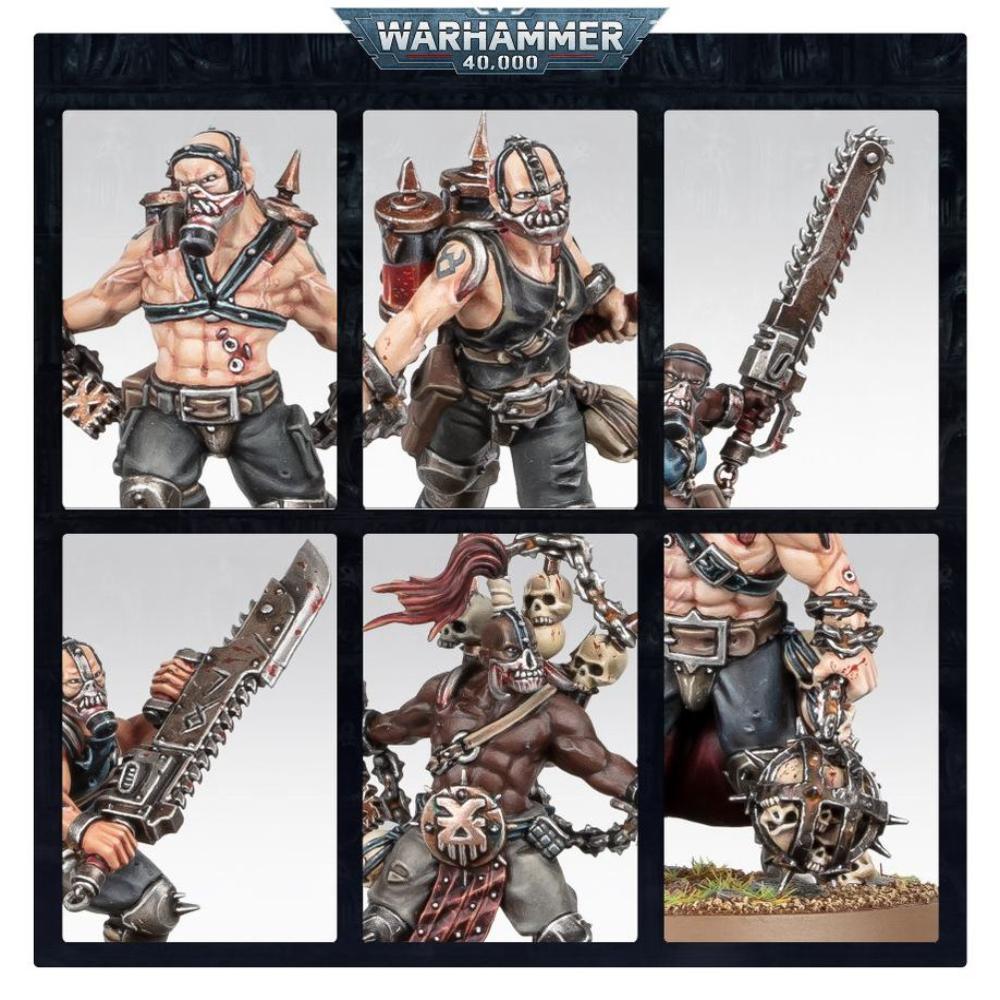 WARHAMMER 40k COMBAT PATROL WORLD EATERS PAINTED