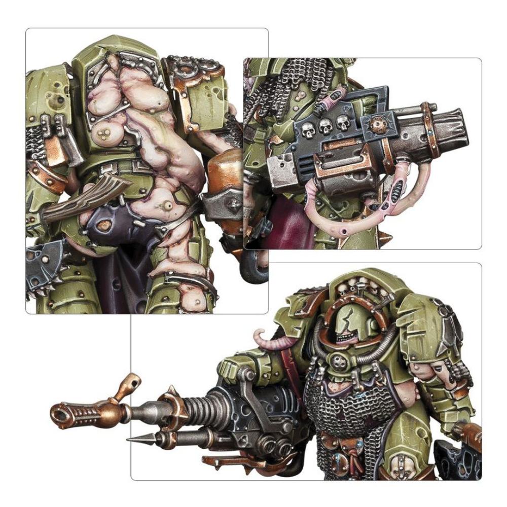 WARHAMMER 40k DEATH GUARD BLIGHTLORD TERMINATORS PAINTED 10