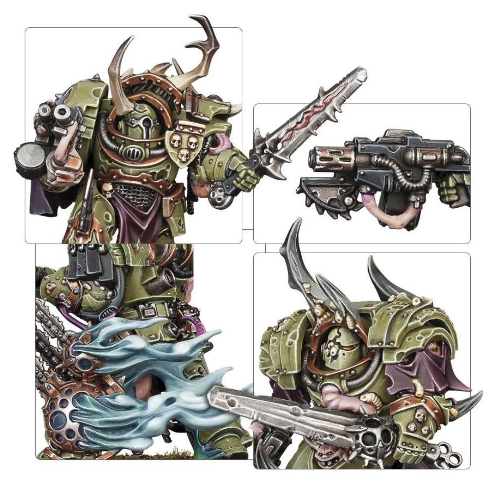 WARHAMMER 40k DEATH GUARD BLIGHTLORD TERMINATORS PAINTED 11