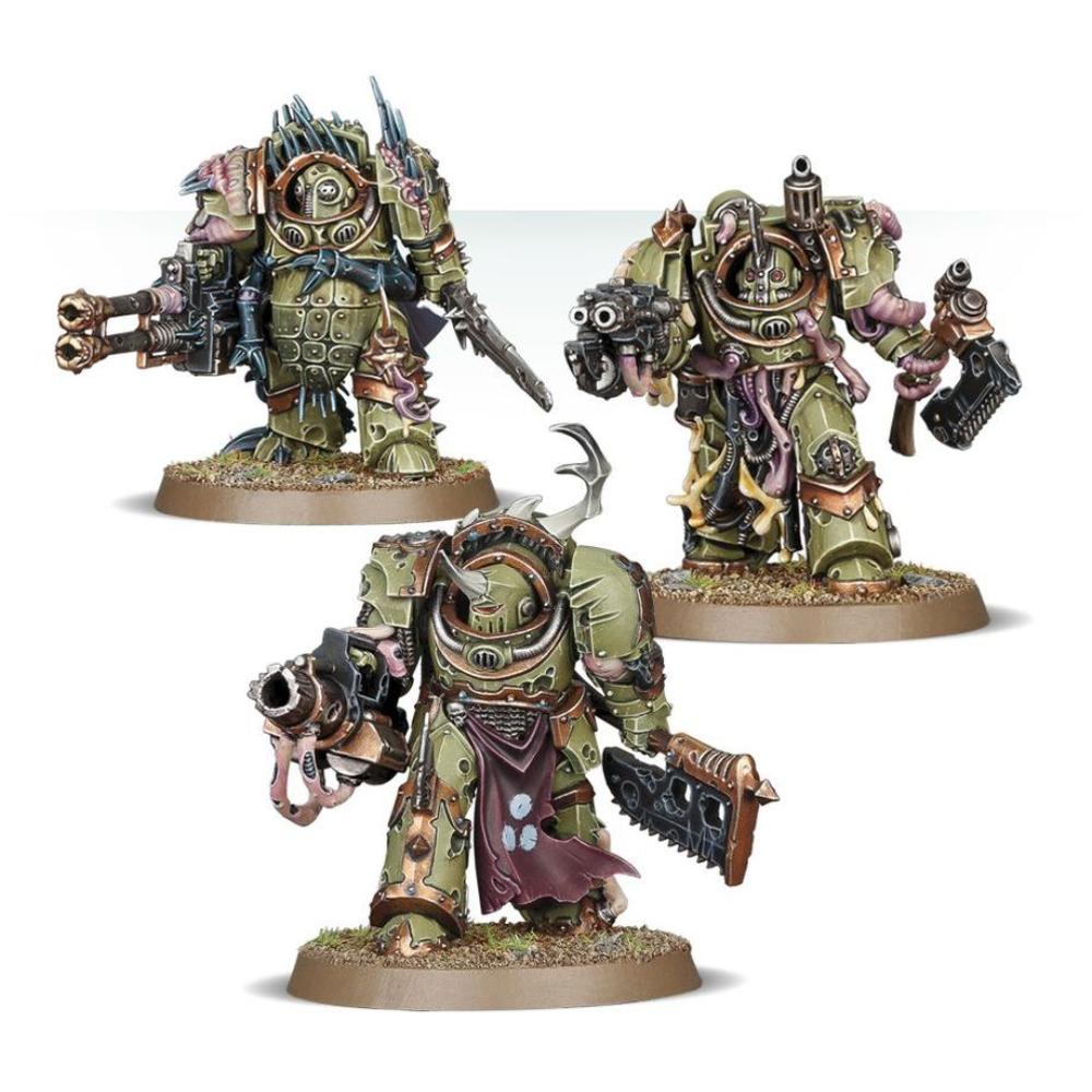 WARHAMMER 40k DEATH GUARD BLIGHTLORD TERMINATORS PAINTED 13