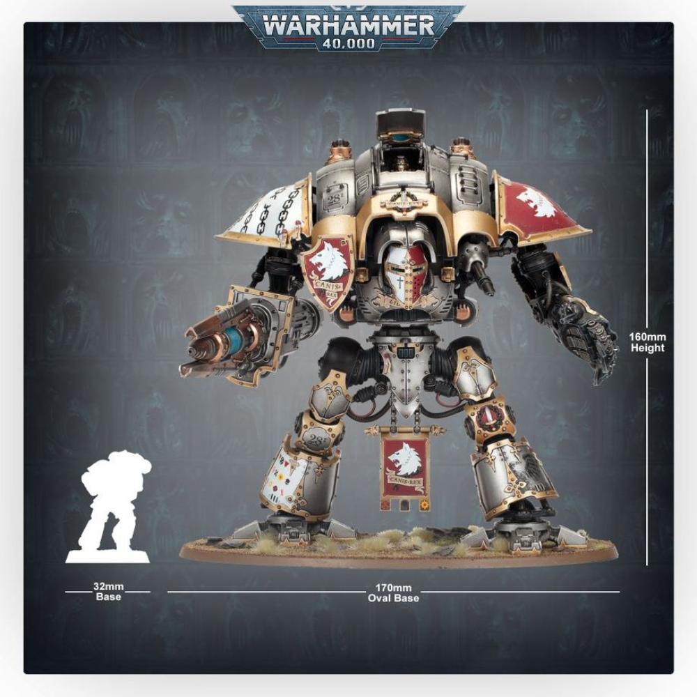 WARHAMMER 40k IMPERIAL KNIGHTS KNIGHT PRECEPTOR CANIS REX PAINTED