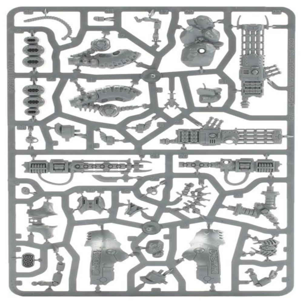 Warhammer 40k NECRONS LOKHUST HEAVY DESTROYER Sprues
