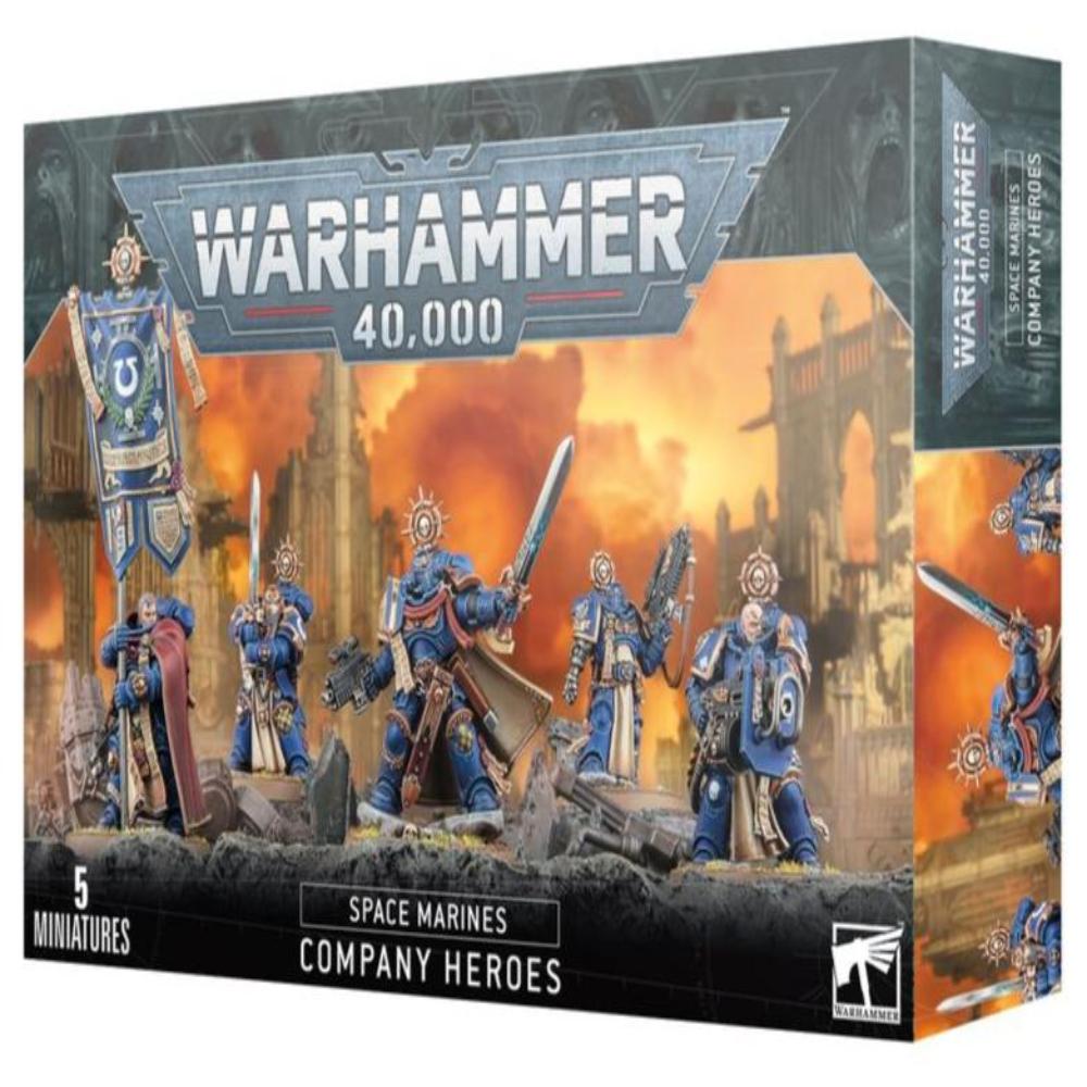 WARHAMMER 40k SPACE MARINES COMPANY HEROES BOX