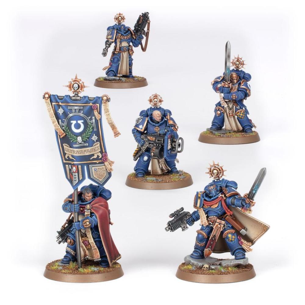 WARHAMMER 40k SPACE MARINES COMPANY HEROES PAINTED 7