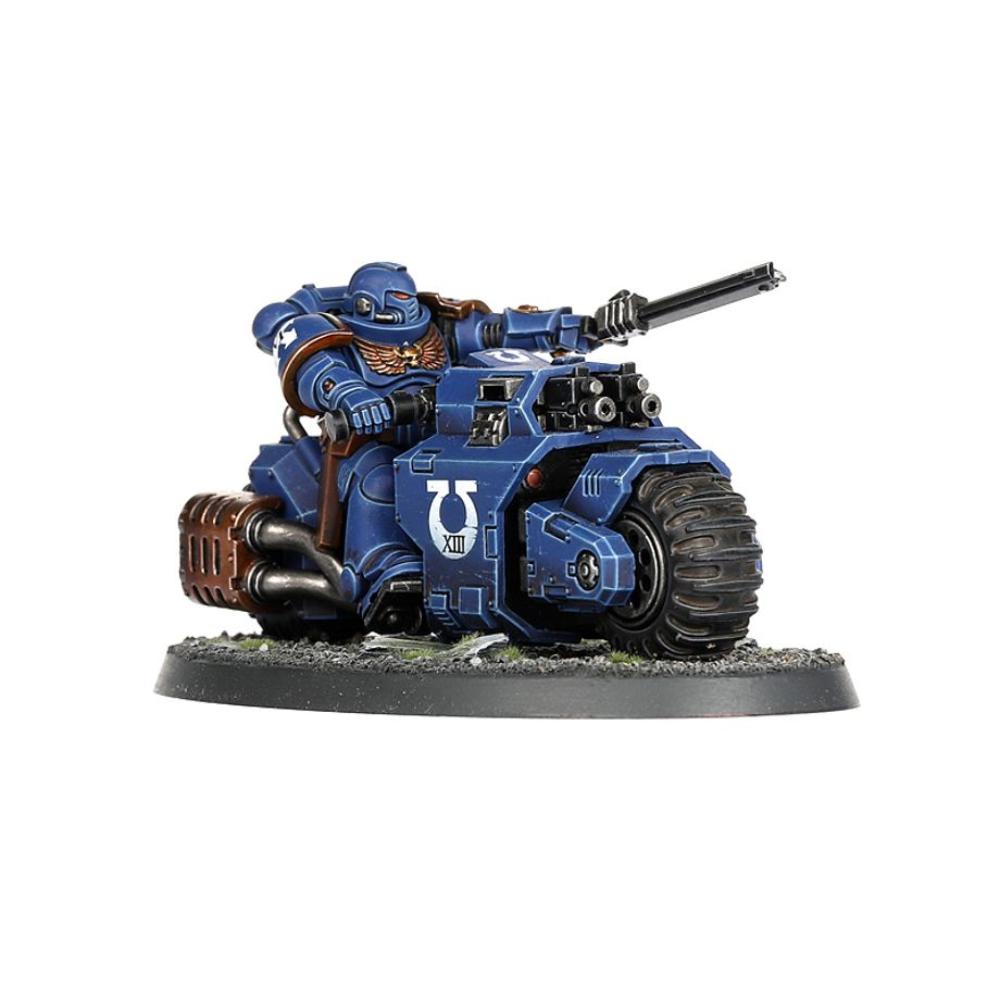 WARHAMMER 40k SPACE MARINES OUTRIDERS PAINTED 3
