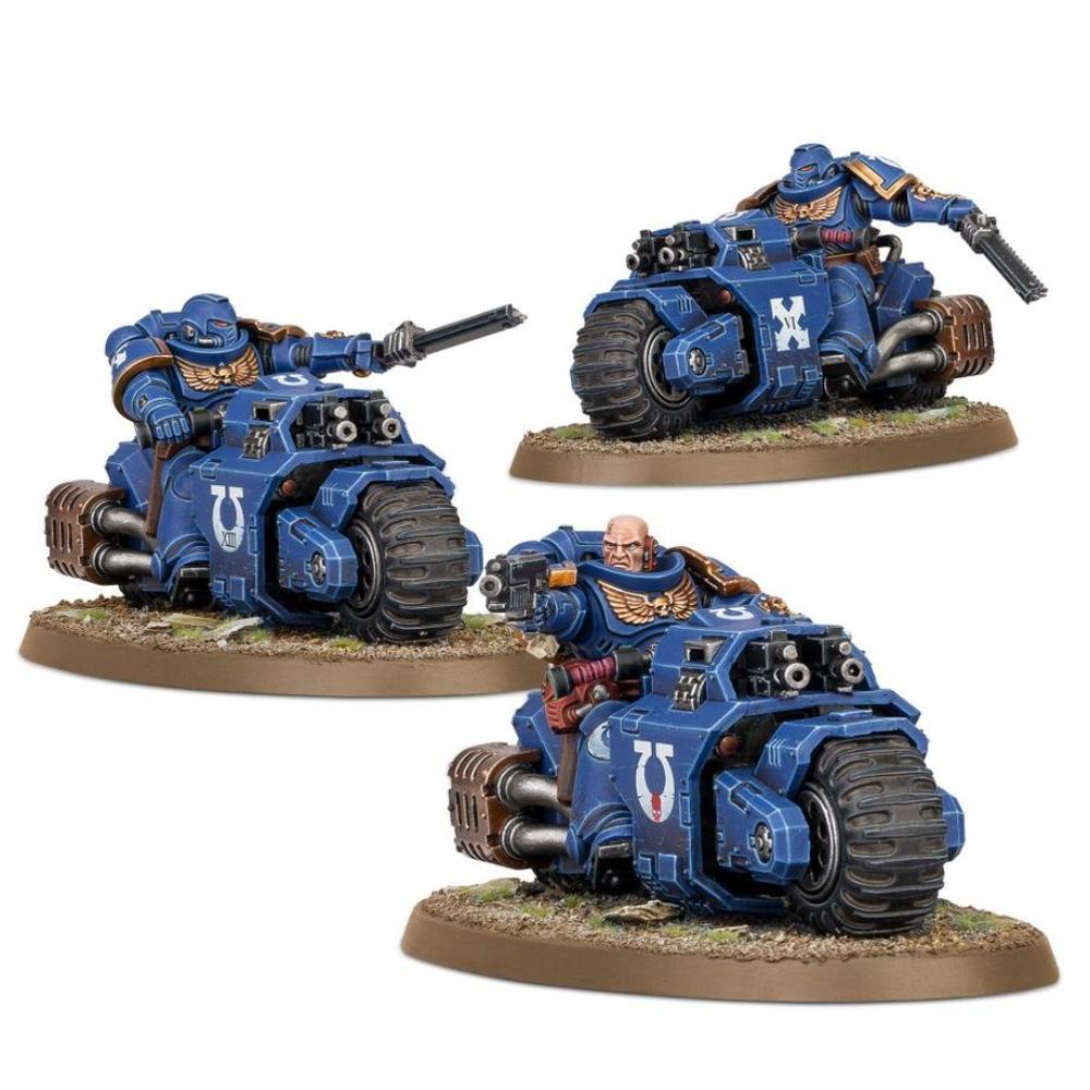 WARHAMMER 40k SPACE MARINES OUTRIDERS PAINTED 5