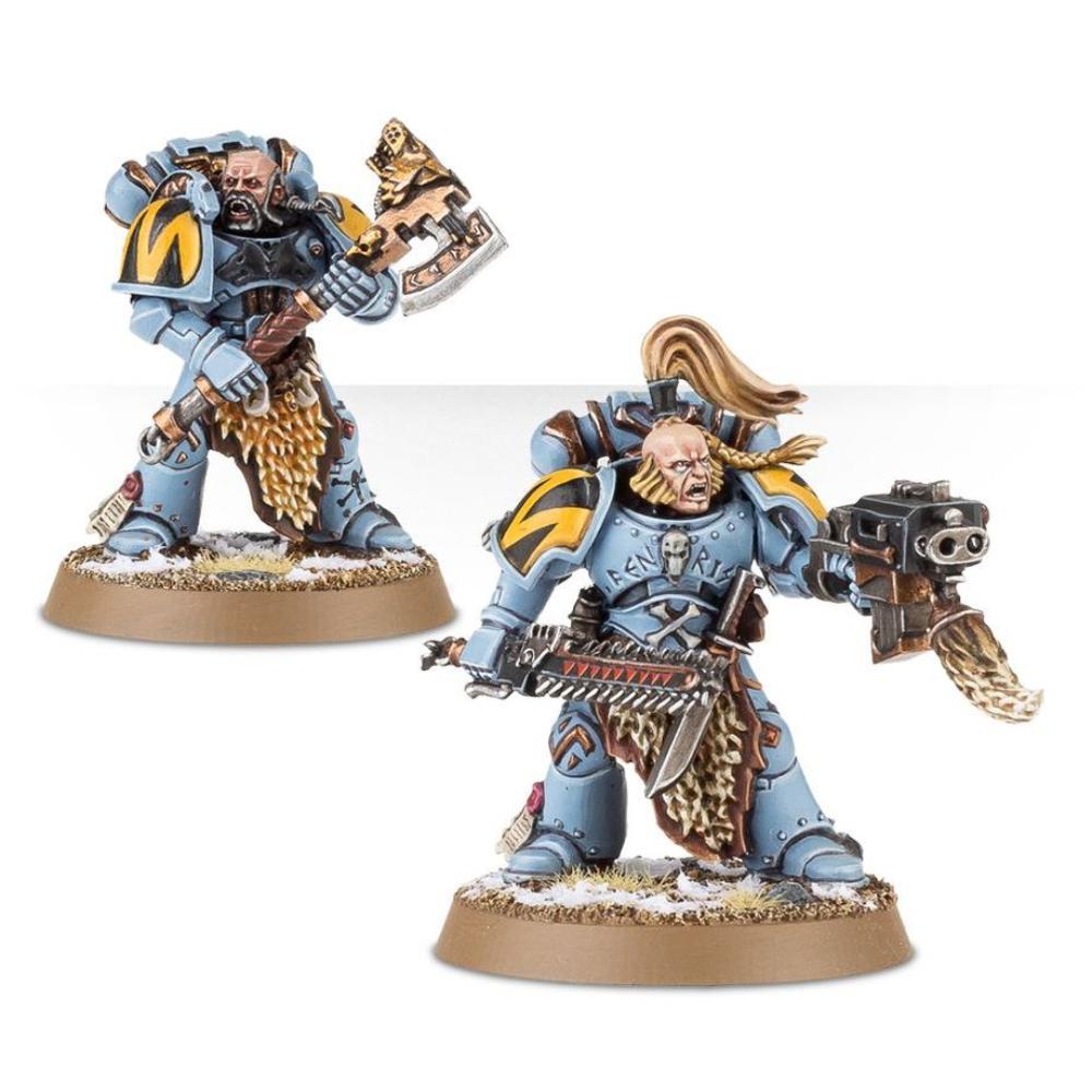 WARHAMMER 40k SPACE WOLVES GREY HUNTERS PAINTED 3