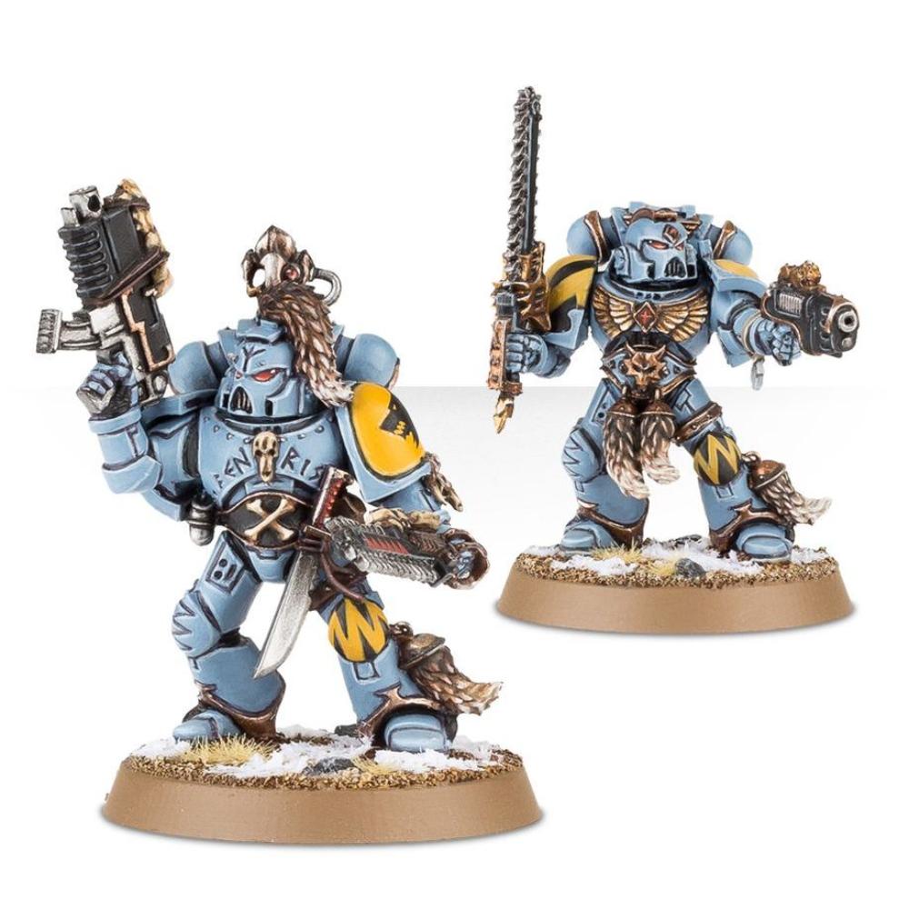 WARHAMMER 40k SPACE WOLVES GREY HUNTERS PAINTED 4