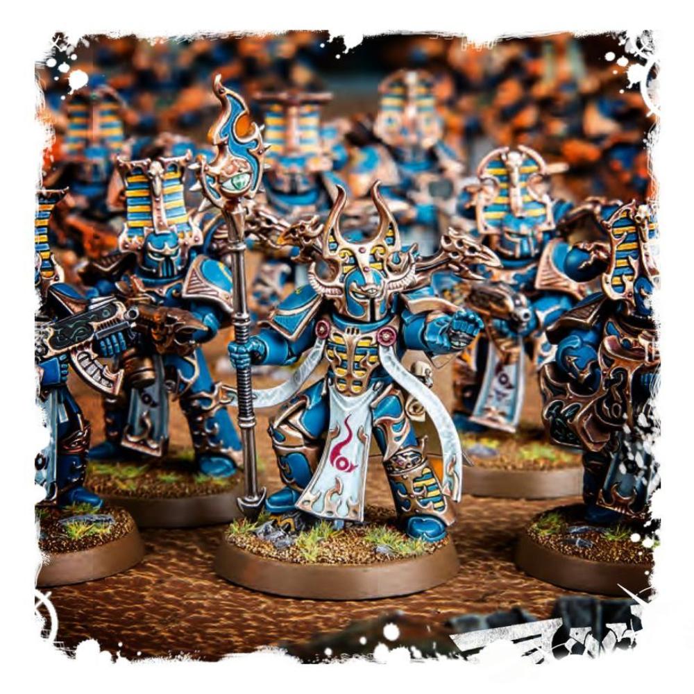 WARHAMMER 40k THOUSAND SONS RUBRIC MARINES PAINTED 6