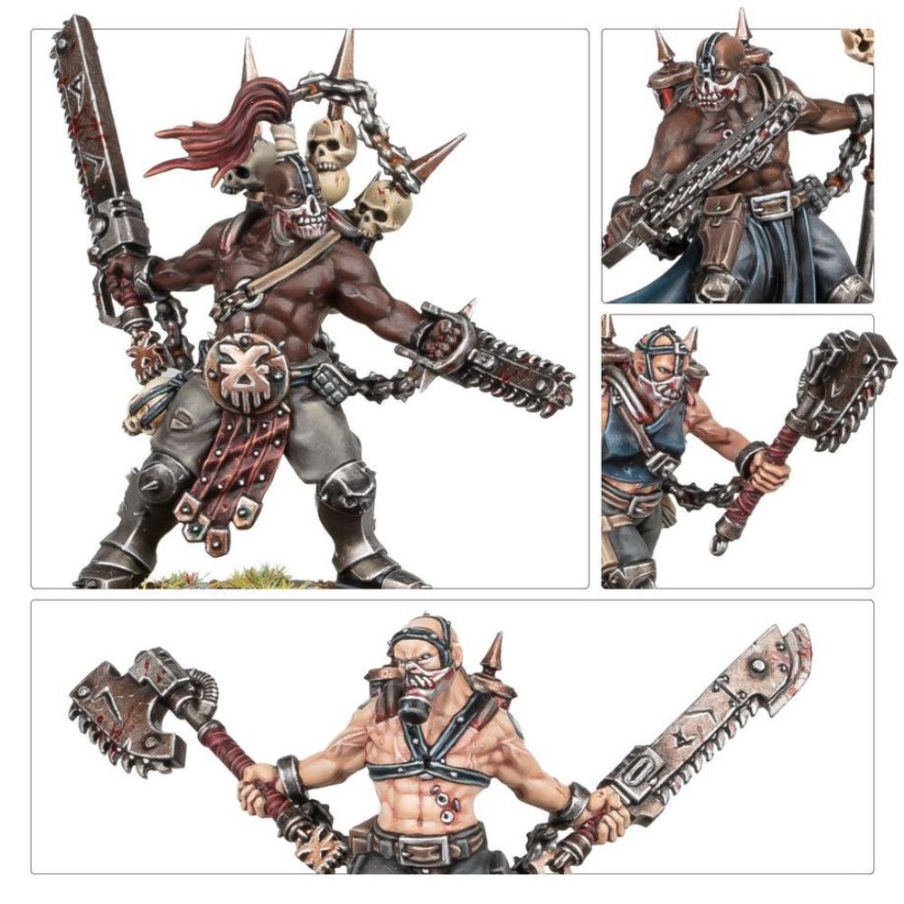 WARHAMMER 40k WORLD EATERS JAKHALS PAINTED
