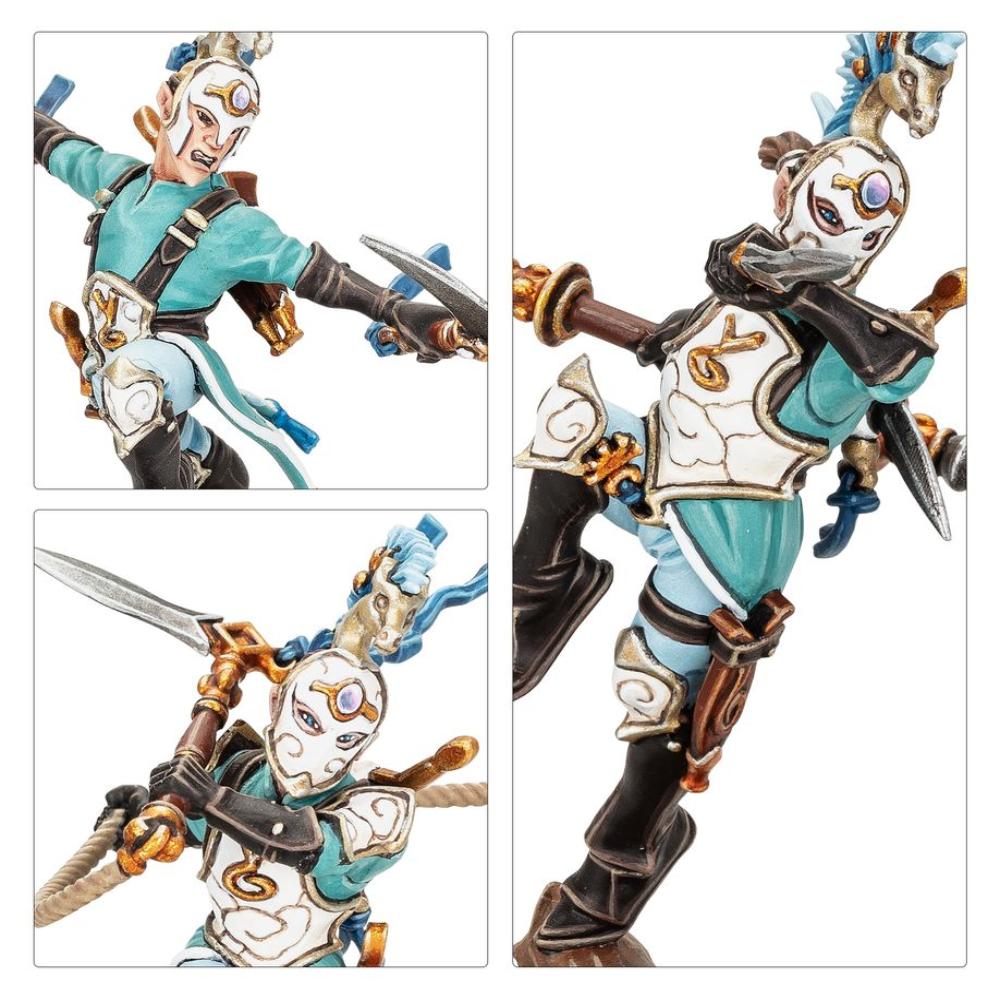 WARHAMMER AGE OF SIGMAR WARCRY YDRILAN RIVERBLADES PAINTED