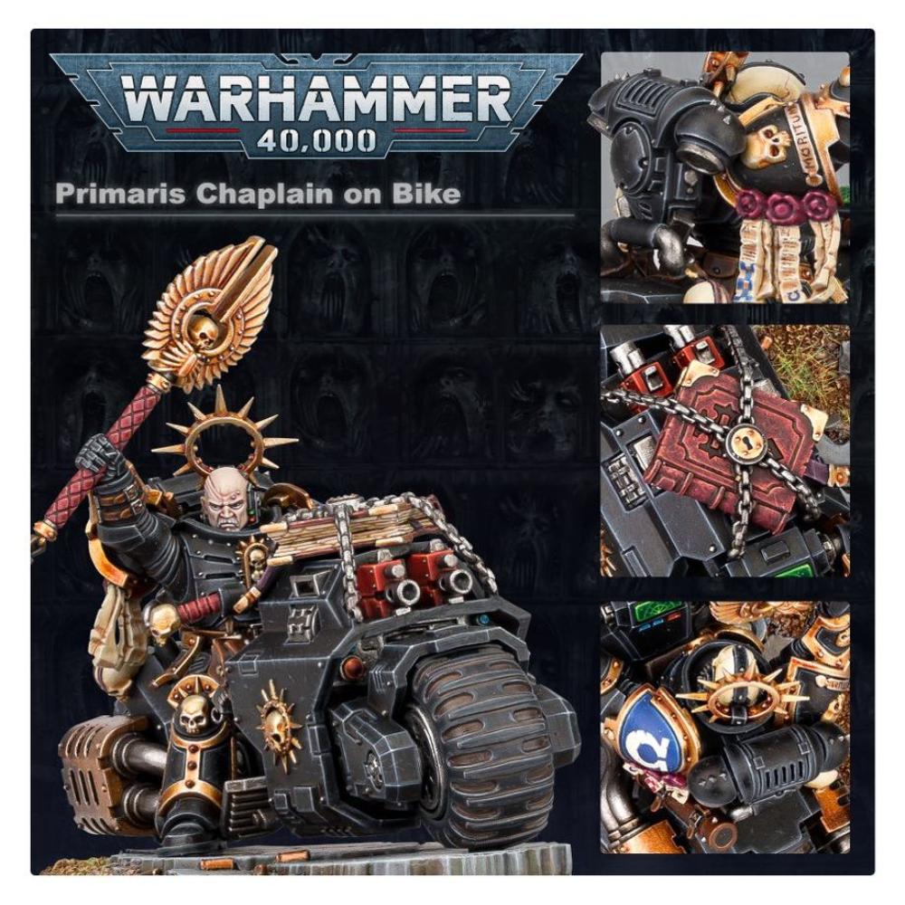 Warhammer 40,000: Space Marines - Primaris Chaplain On Bike
