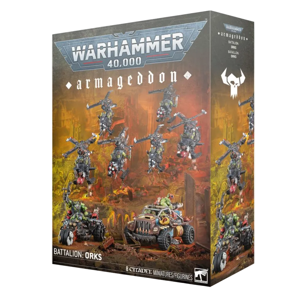 warhammer 40k armegeddon battalion orks games workshop