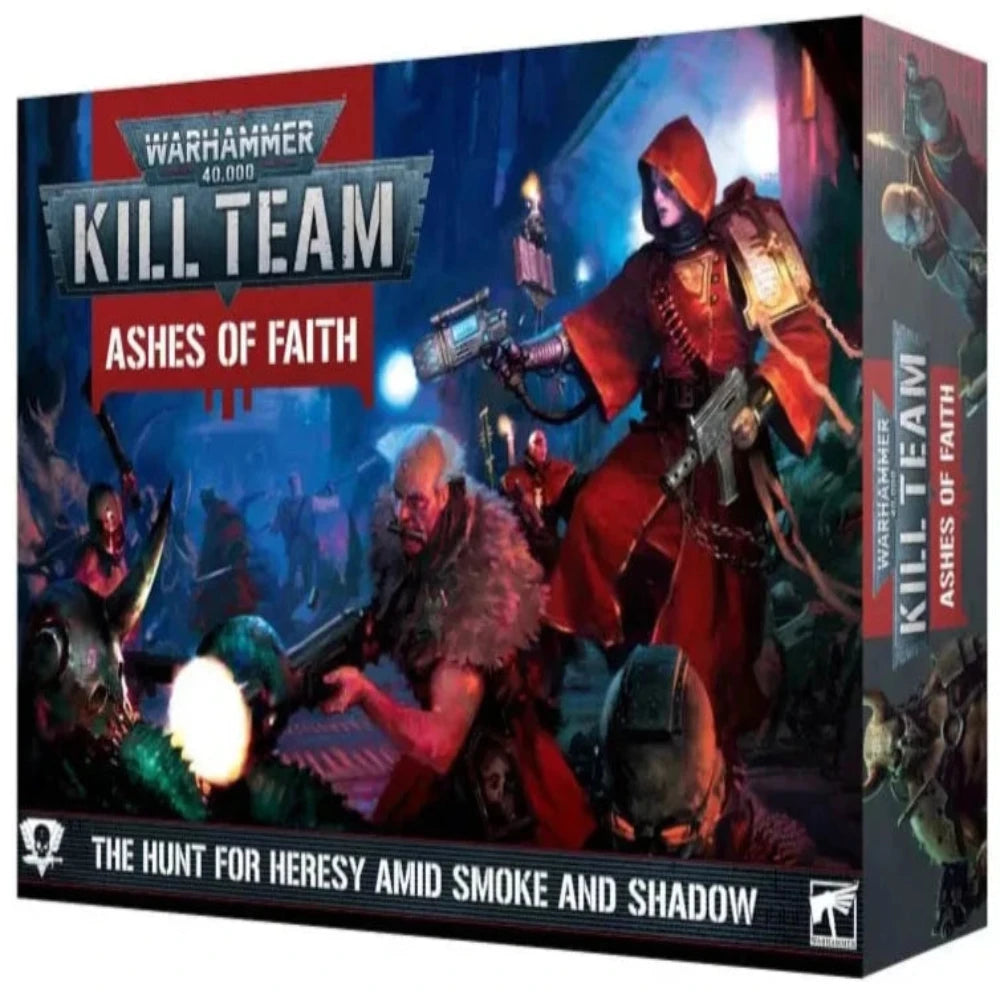 Warhammer 40k Kill Team Gallowfall www.thegamestore.com The Hunt For Heresy Amid Smoke And Shadow Box Front
