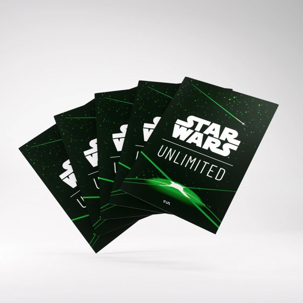 star wars unlimited sleeves green black space