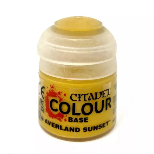 citadel colour base averland sunset warhammer miniatures paint