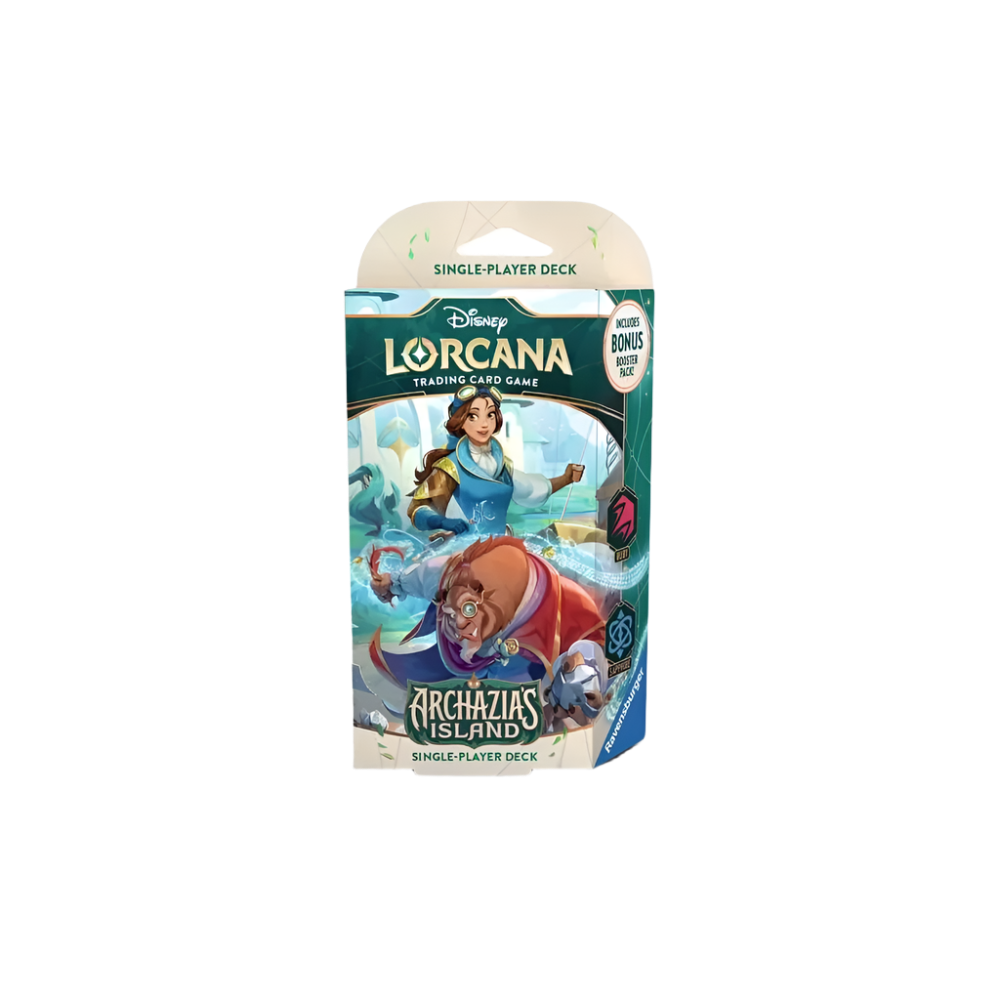 Archazia's Island Disney Lorcana Starter Deck Ruby & Sapphire Archazia's Island Disney Lorcana Starter Deck Ruby & Sapphire