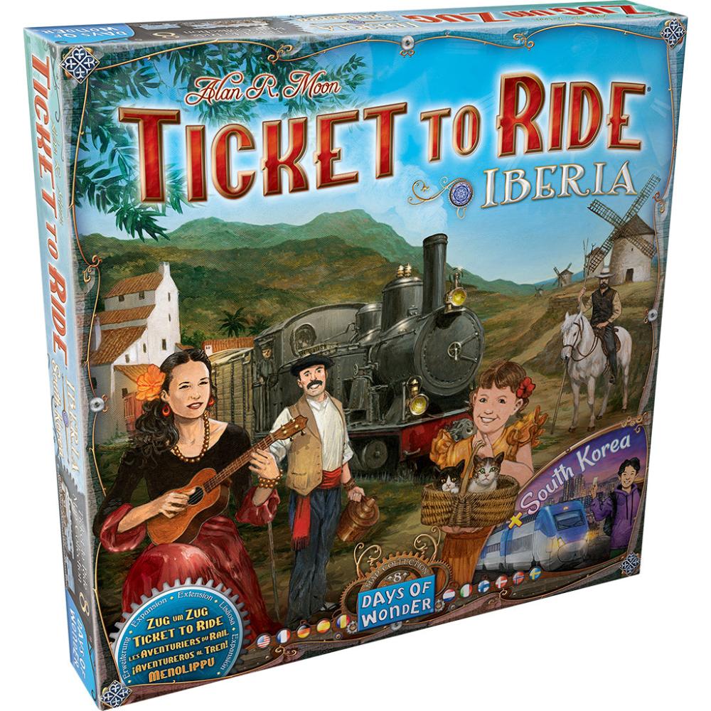 TICKET TO RIDE IBERIA SOUTH KOREA DAYS OF WONDER BOX