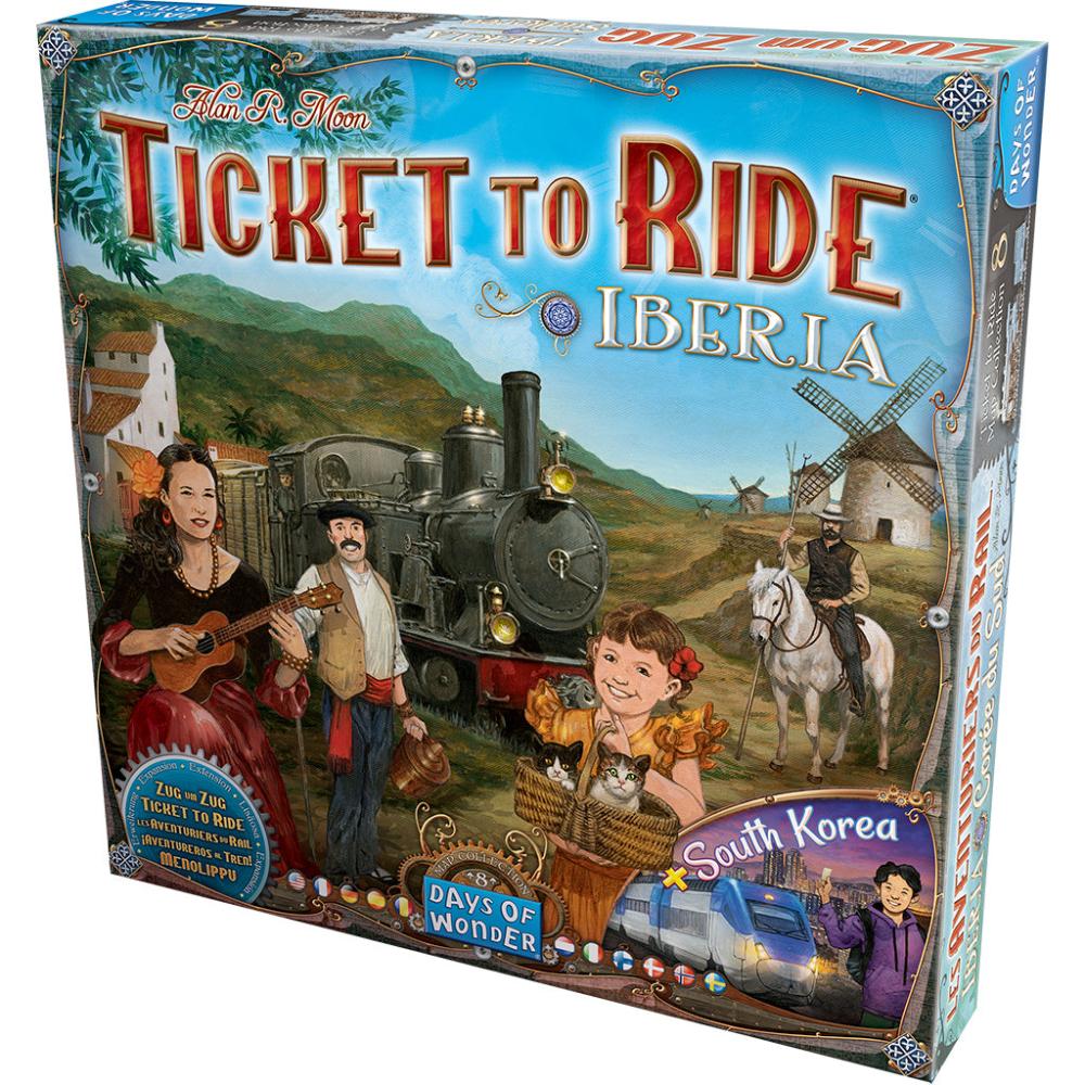 TICKET TO RIDE IBERIA SOUTH KOREA DAYS OF WONDER BOX 2