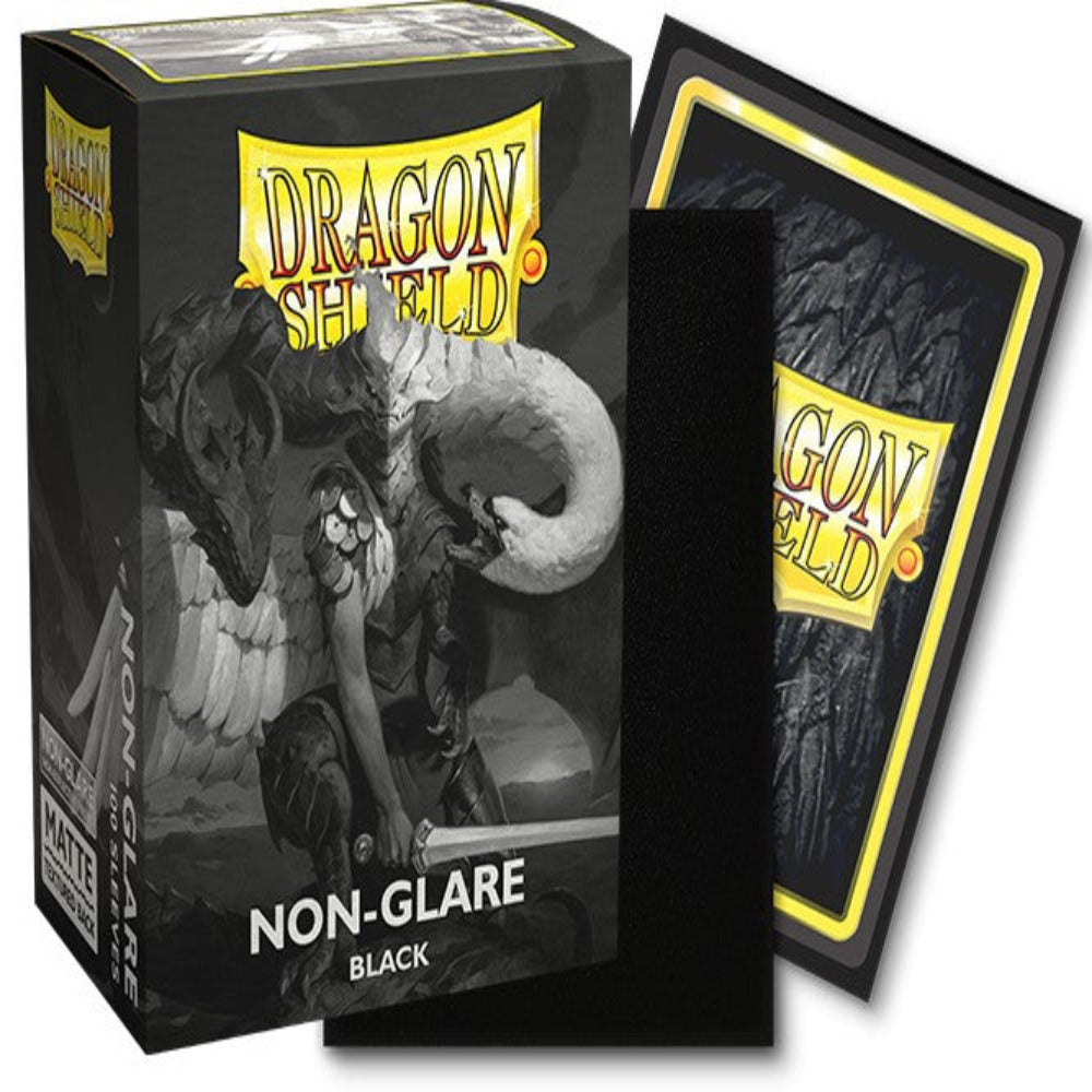 Dragon Shield: Non Glare Card Sleeves - Black The Game Store Dragon Shield: Non Glare Card Sleeves - Black The Game Store
