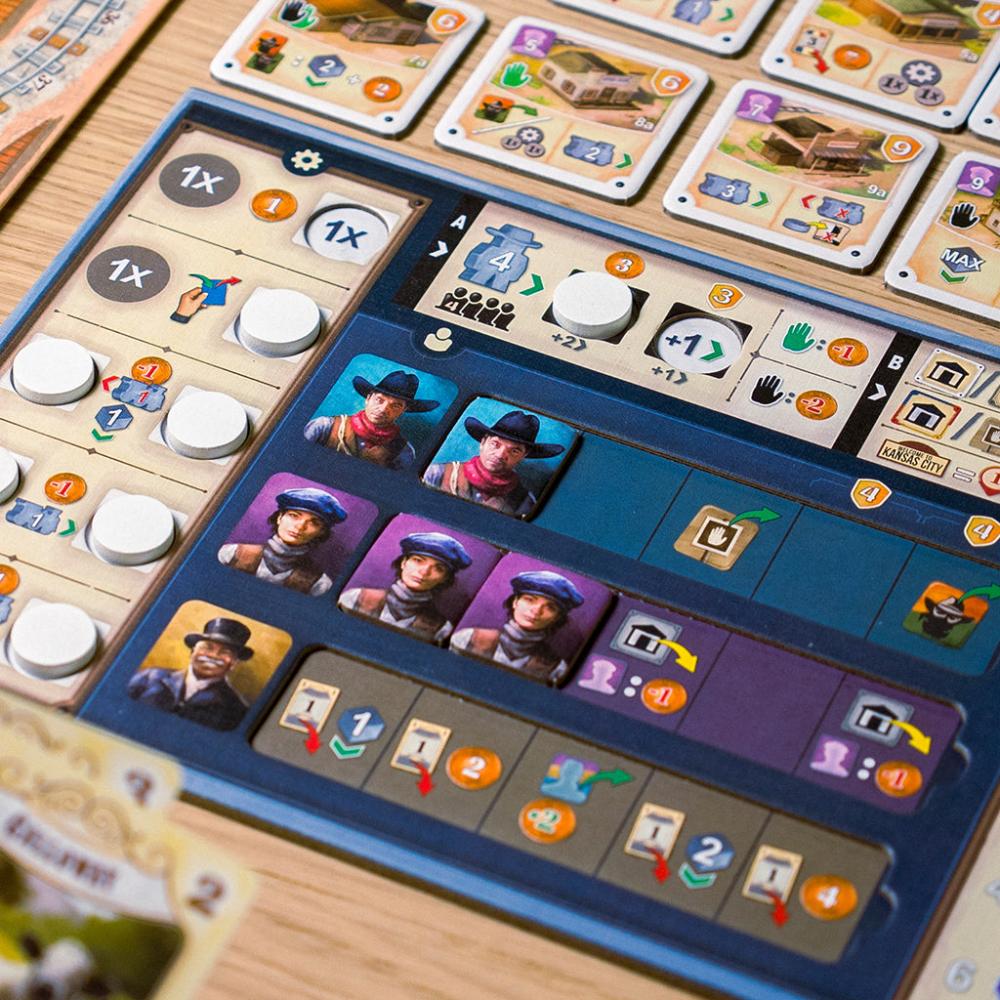 GREAT WESTERN TRAIL SECOND EDITION BOARD GAME BOX CONTENTS 2