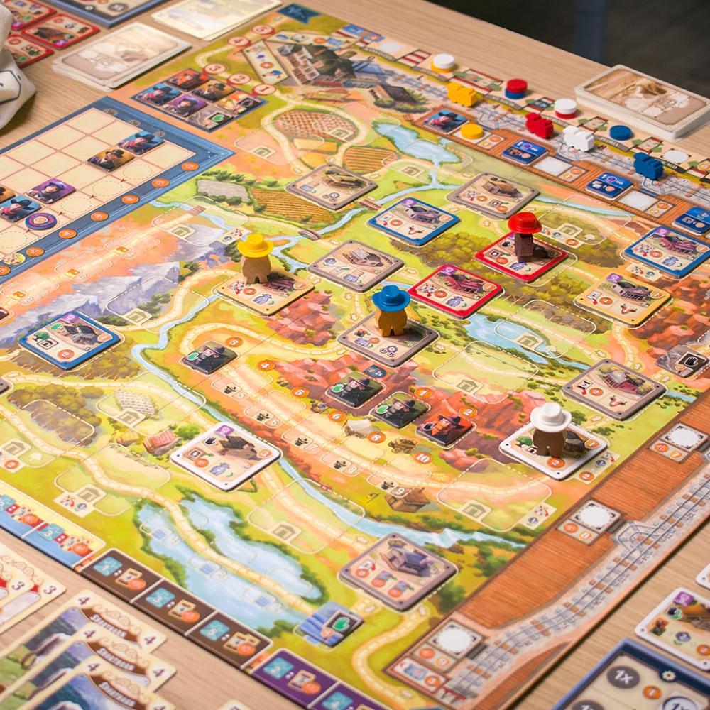 GREAT WESTERN TRAIL SECOND EDITION BOARD GAME BOX CONTENTS 3