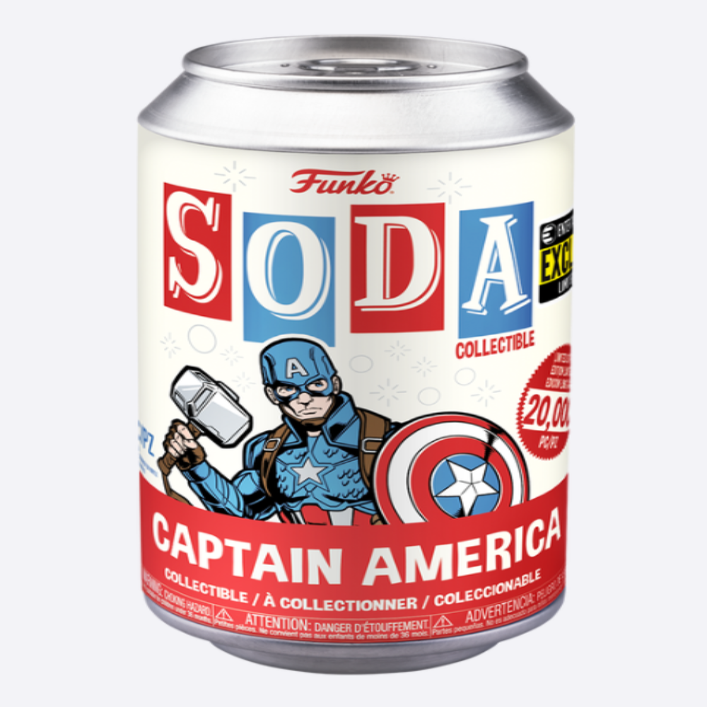 Funko Soda Endgame Captain America (Factory Sealed)