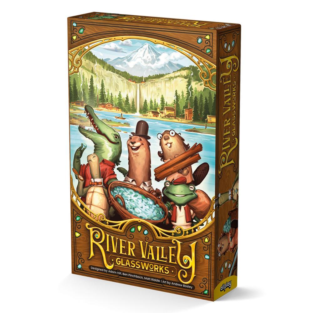 RIVER VALLEY GLASSWORKS BOARD GAME BOX