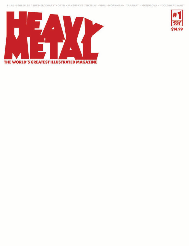 heavy metal magazine blank cover art