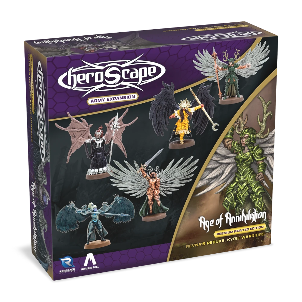 heroscape premium painted edition Kyrie Warriors miniatures