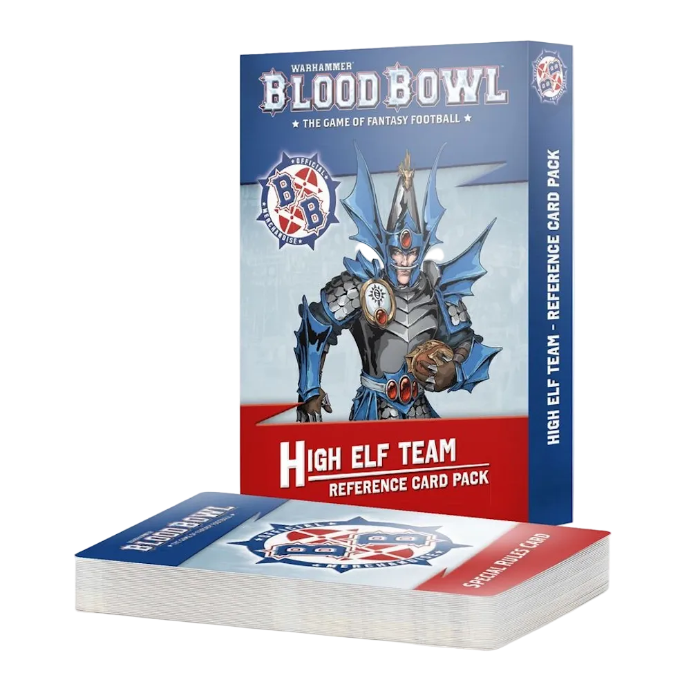 blood bowl card reference pack high elf fantasy football