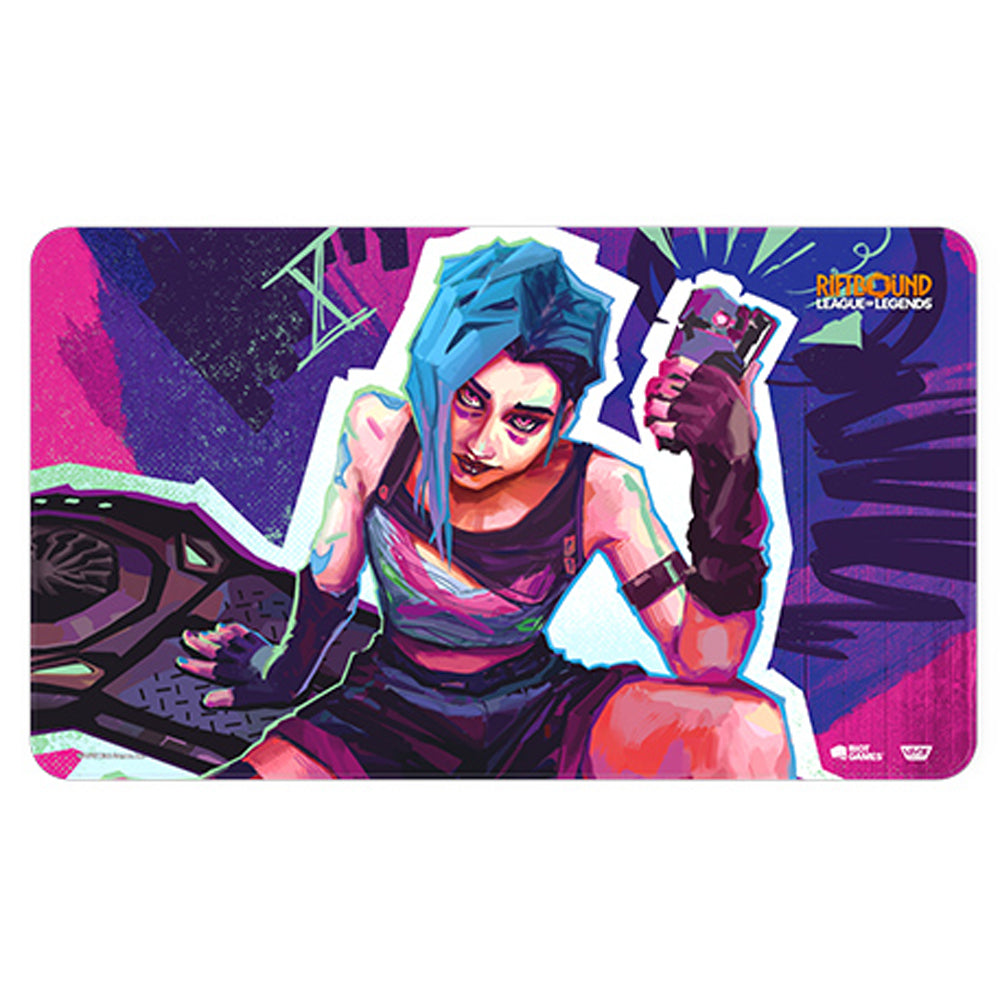 jinx jynx arcane playmat league legends LoL riot