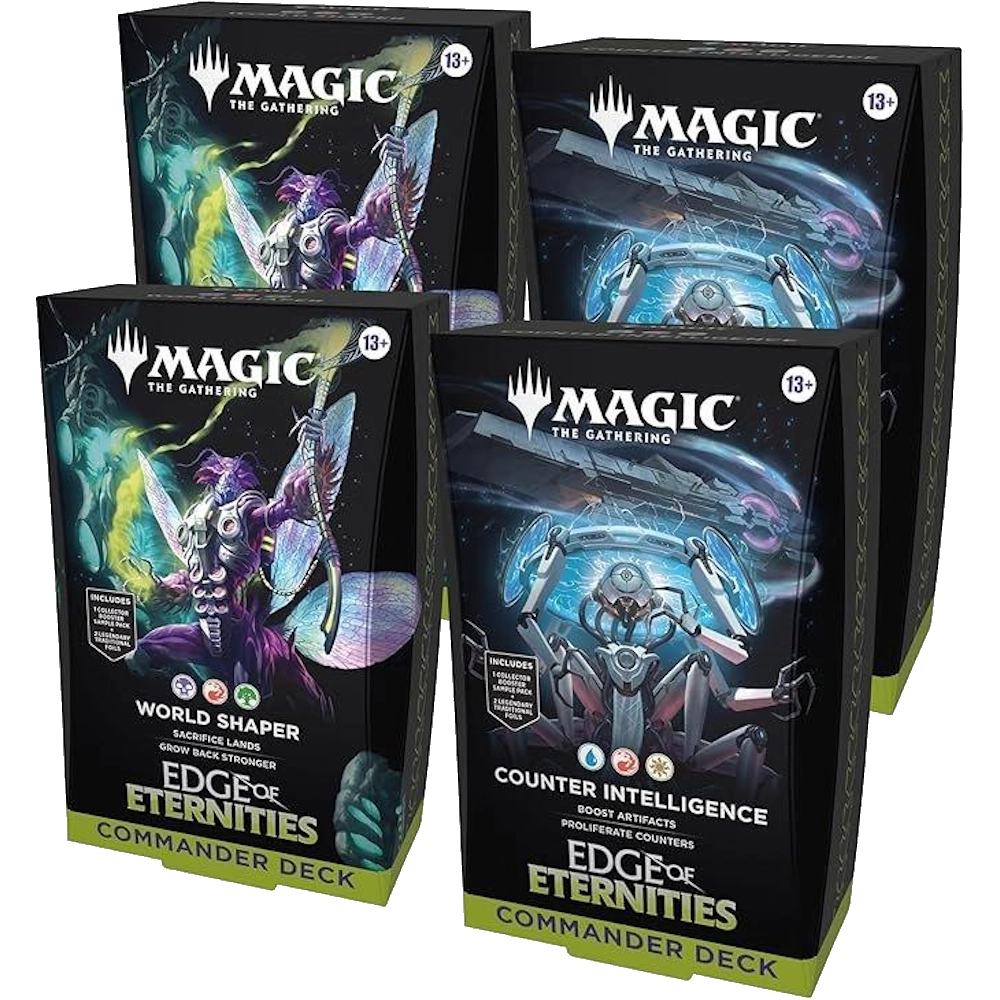 magic gathering edge eternities commander deck cards tcg