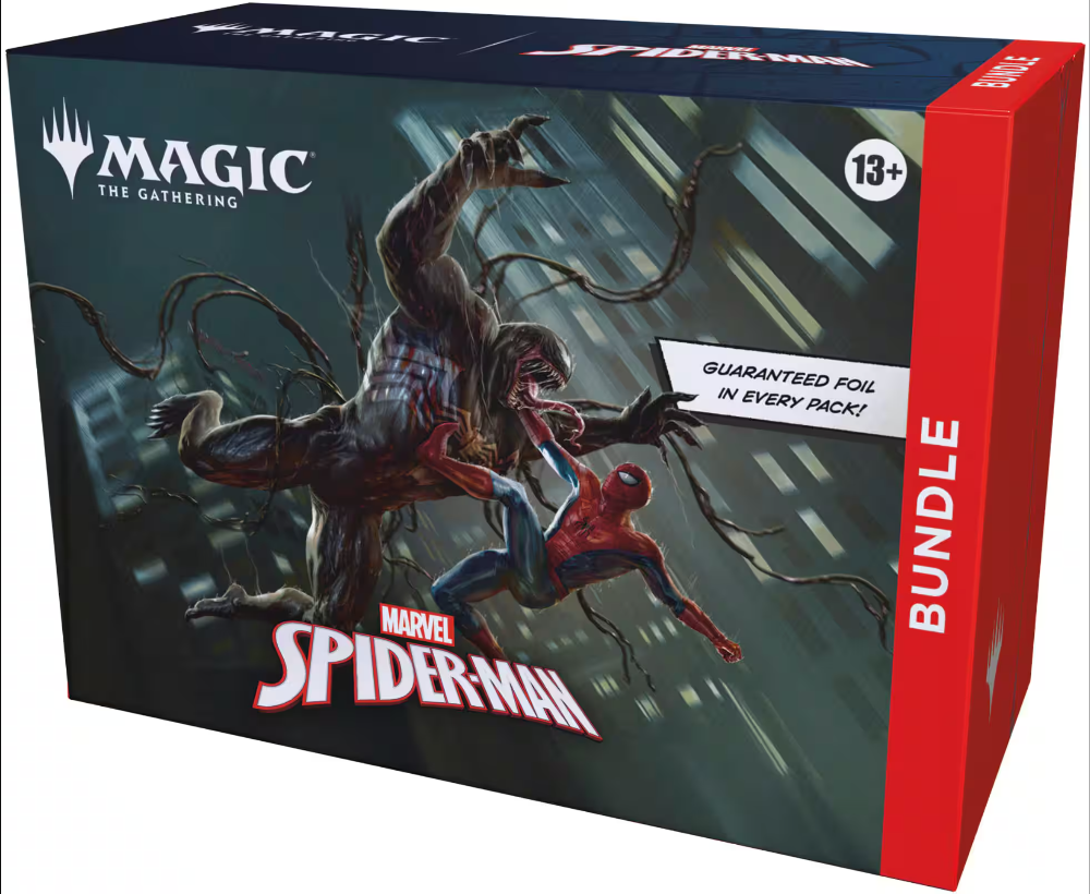 magic gathering mtg spiderman venom bundle trading card game
